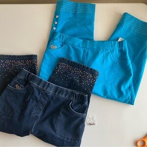 DreamJeannes pull on capris bundle of 2 pairs